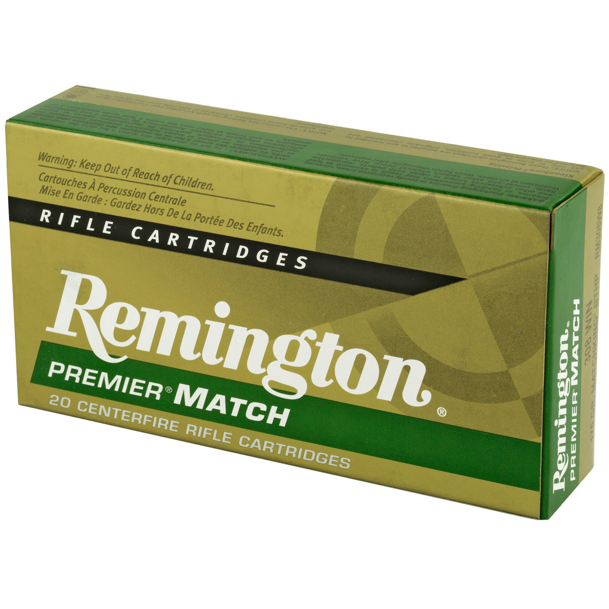 REM MATCHKING 308WIN 175GR BTHP 20/ - American Ordnance