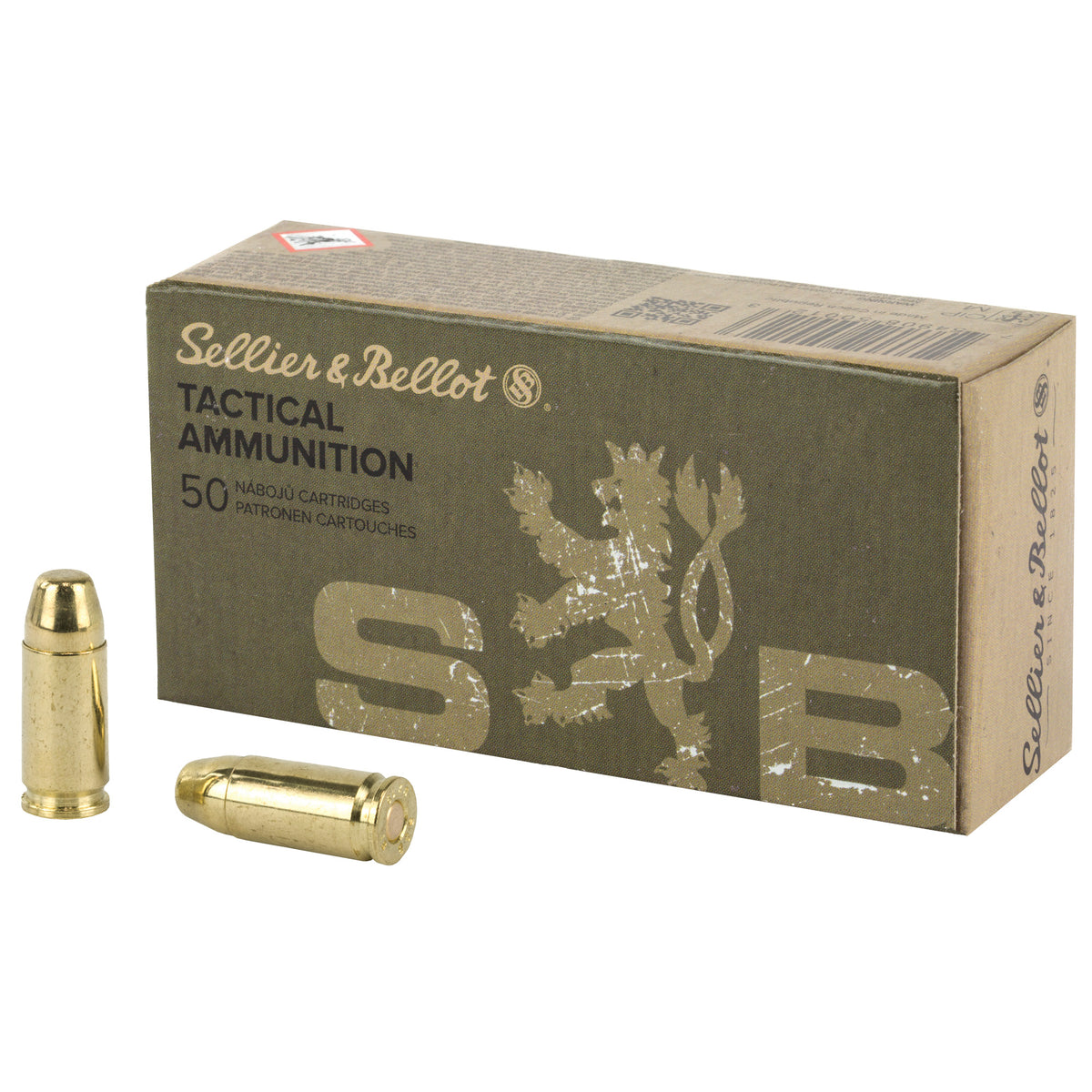 S&amp;B 9MM SUBSONIC 140GR FMJ 50/1000 - American Ordnance