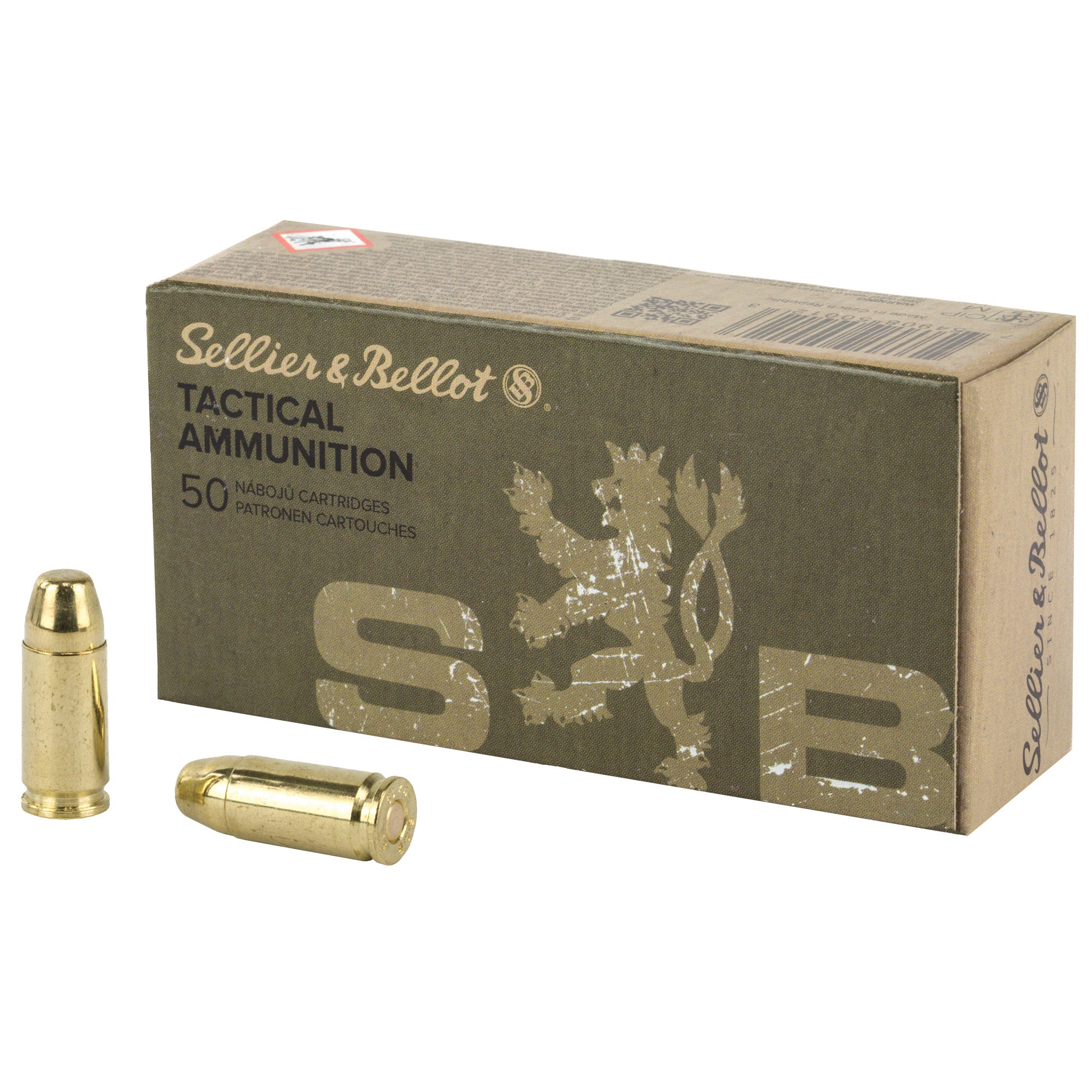 S&B 9MM SUBSONIC 140GR FMJ 50/1000 - American Ordnance