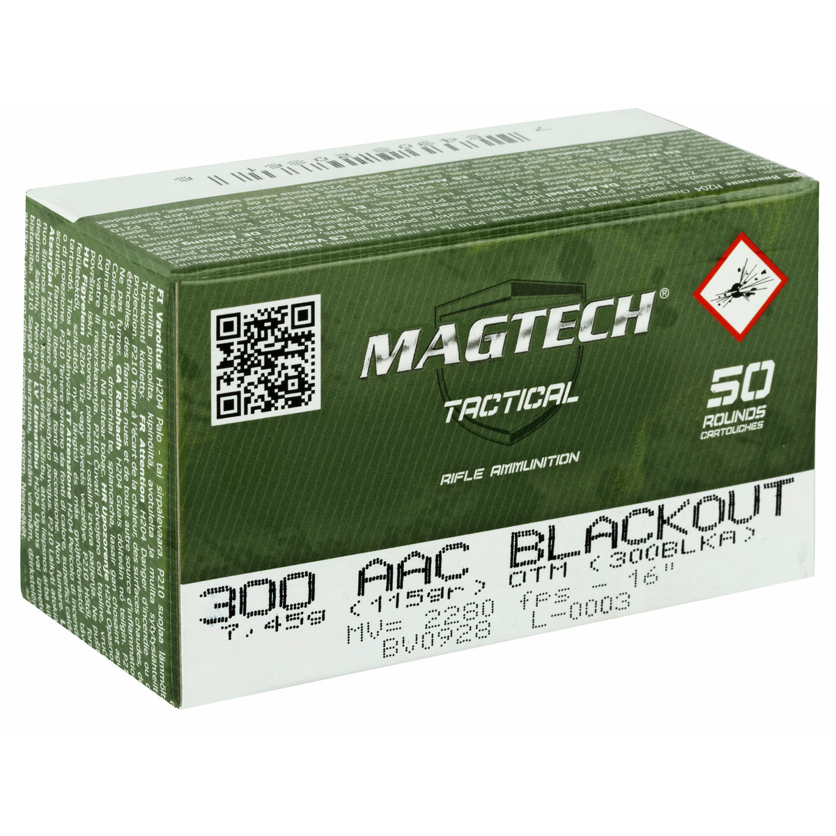 MAGTECH 300BLK 115GR HP 50/1000 - American Ordnance