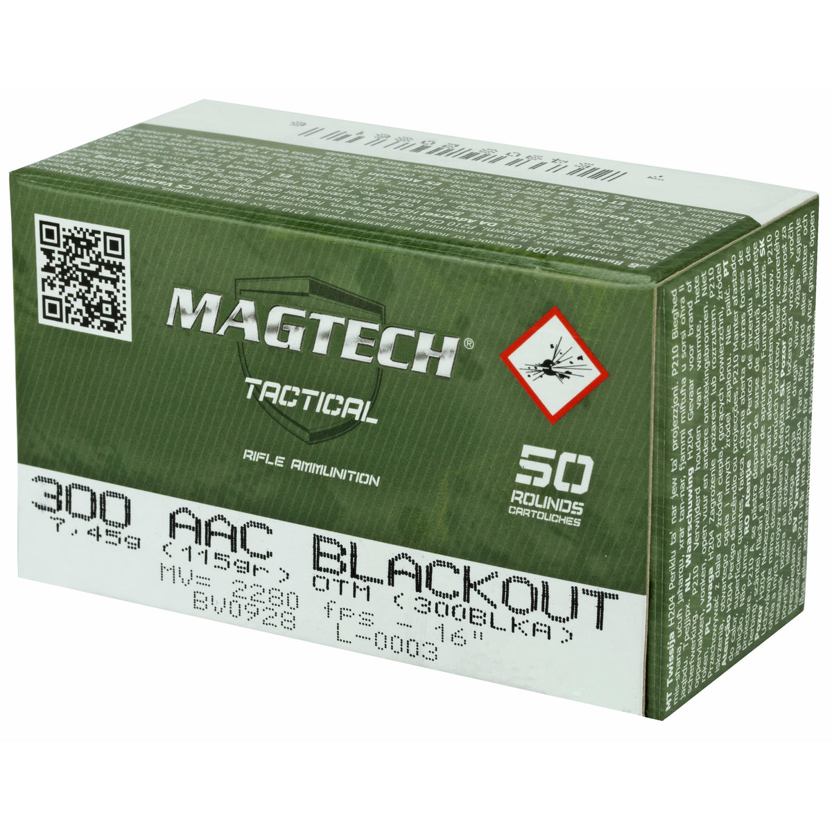 MAGTECH 300BLK 115GR HP 50/1000 - American Ordnance