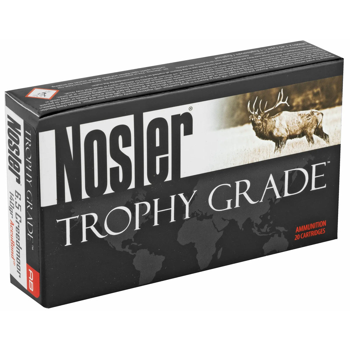 NOSLER 6.5 CREEDMOOR 140GR AB 20/200 - American Ordnance