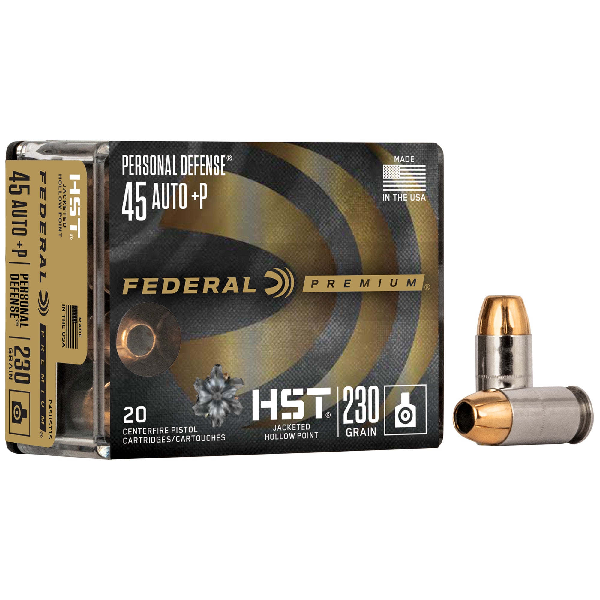 FED PRM HST 45ACP+P 230GR JHP 20/200 - American Ordnance