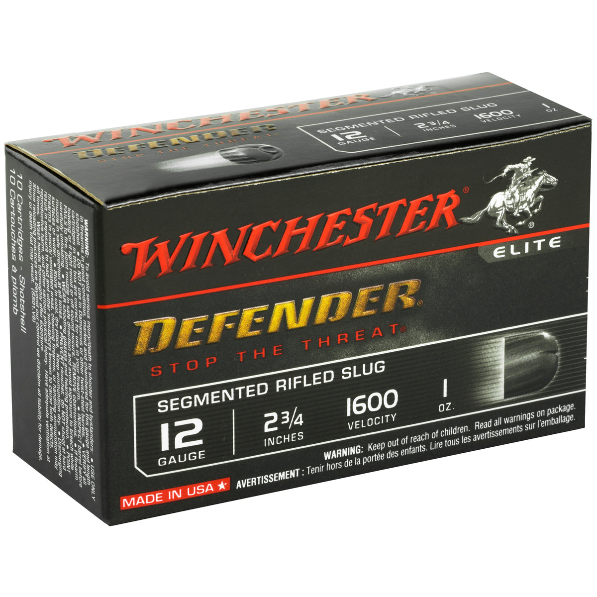 WINCHESTER DEFENDER 12GA 2.75&quot; 1OZ 10RD