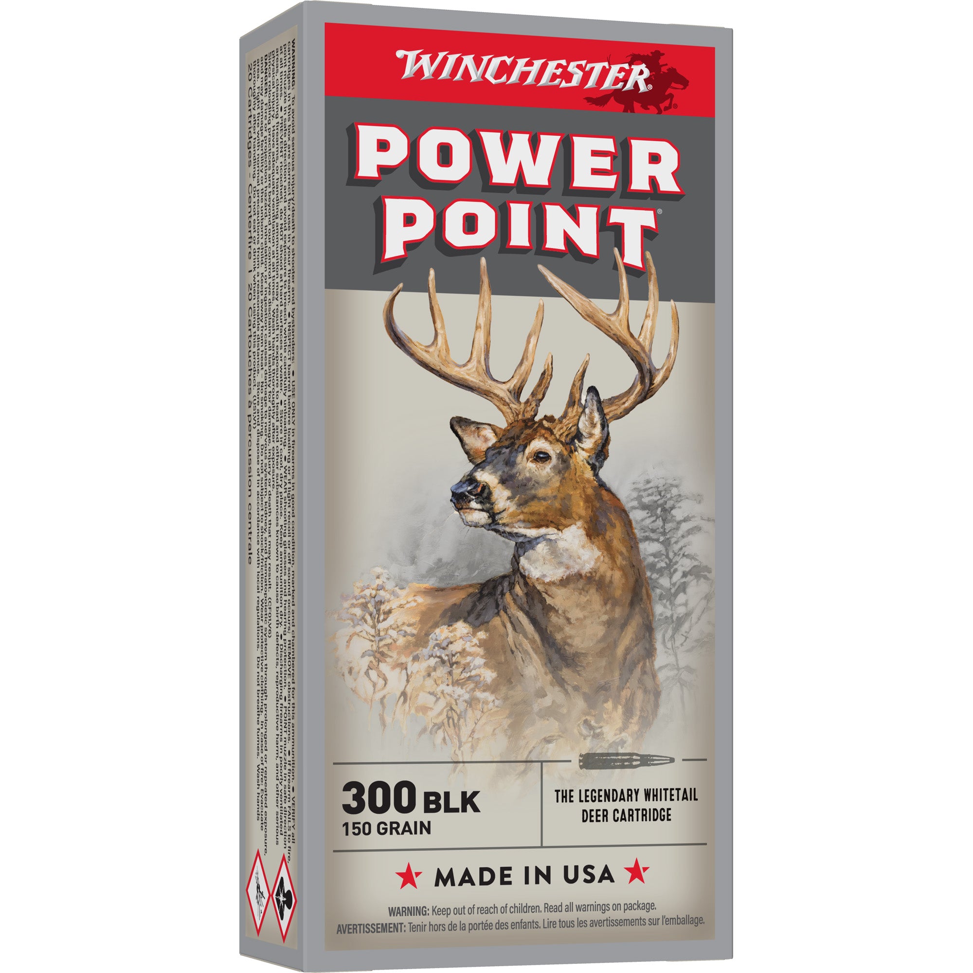 WIN POWER POINT 300BLK 150GR 20/200 - American Ordnance