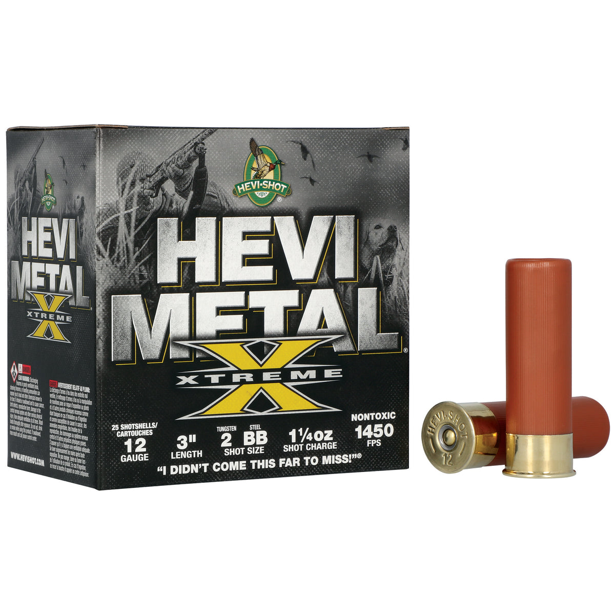 HEVI 12GA 3&quot; #2 TUNGSTEN/BB STEEL - American Ordnance