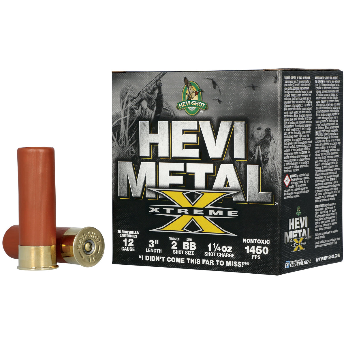 HEVI 12GA 3&quot; #2 TUNGSTEN/BB STEEL - American Ordnance