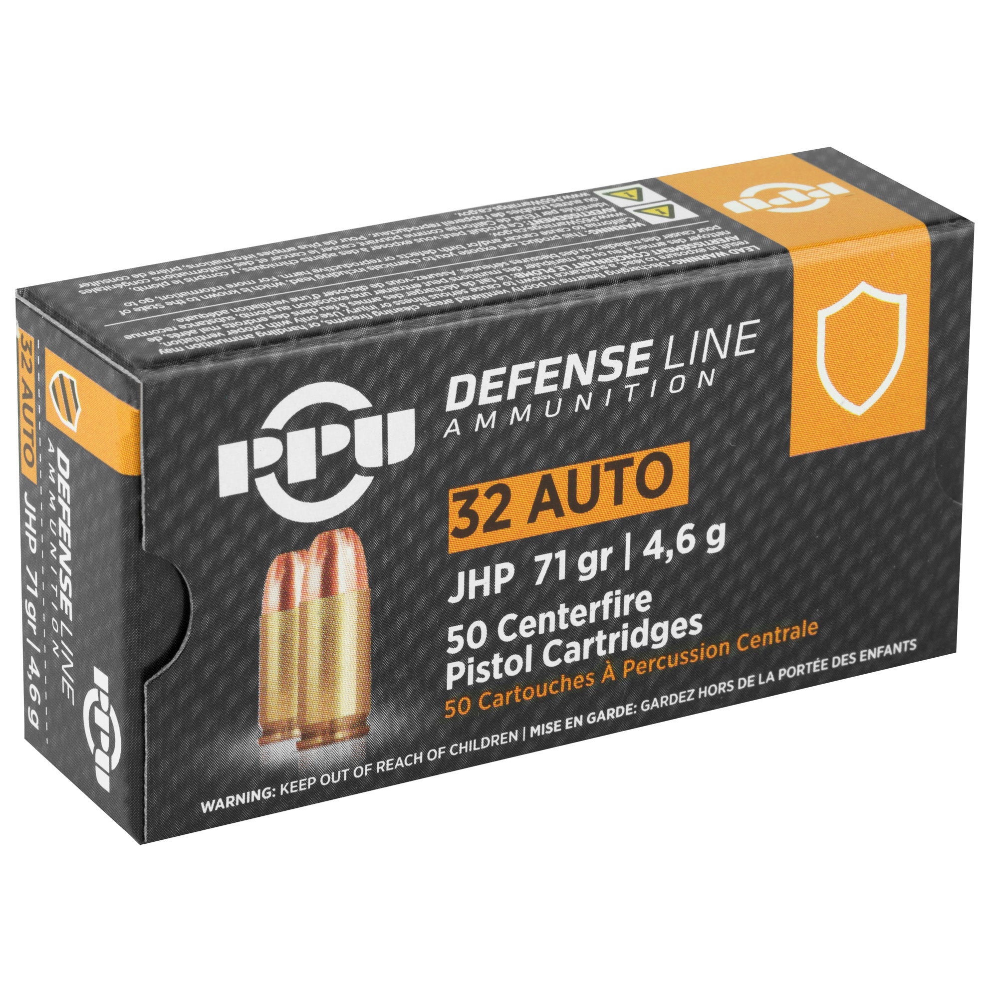 PPU 32ACP JHP 71GR 50/1000 - American Ordnance