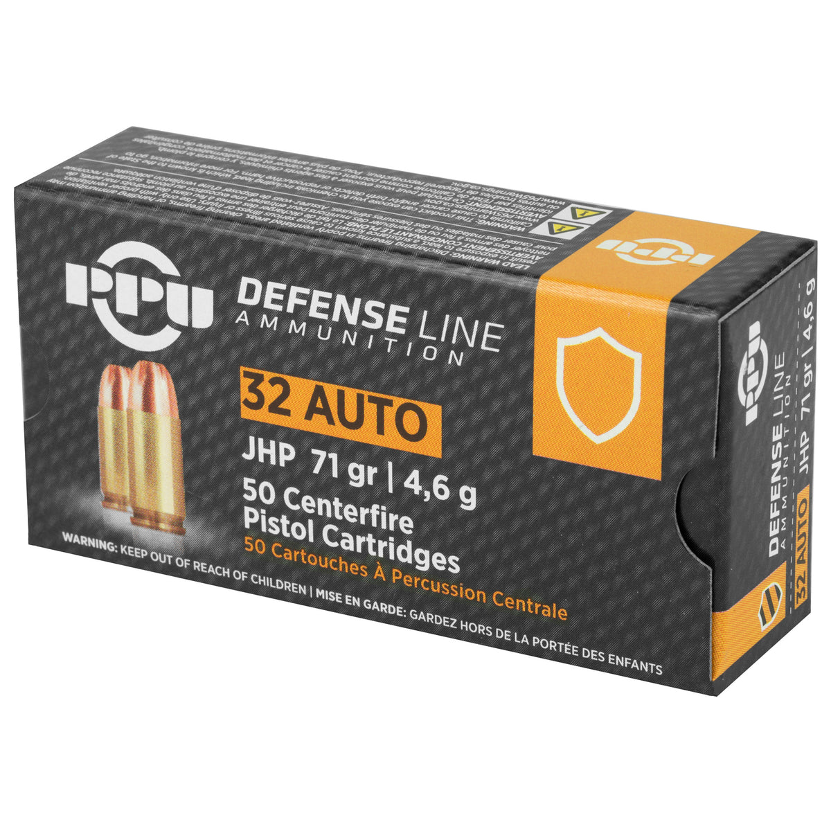 PPU 32ACP JHP 71GR 50/1000 - American Ordnance