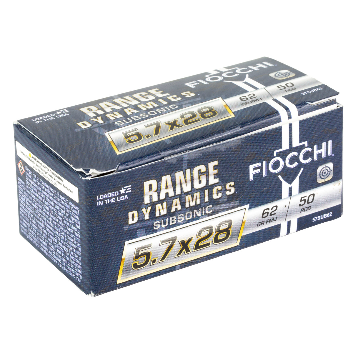 FIOCCHI RP 5.7X28MM 62GR FMJ 50/500 - American Ordnance