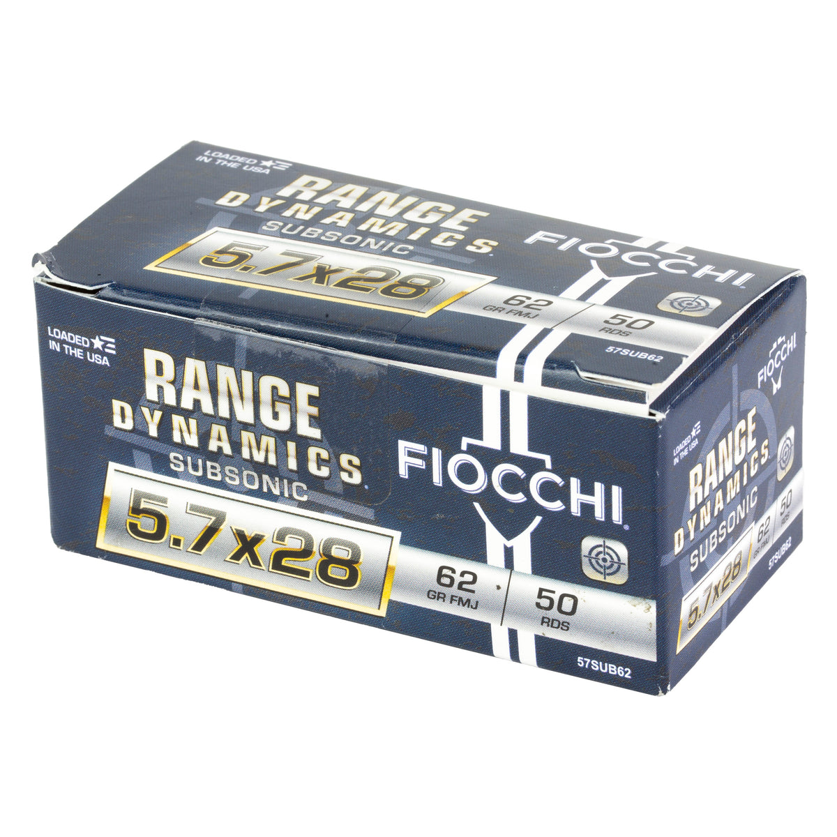 FIOCCHI RP 5.7X28MM 62GR FMJ 50/500 - American Ordnance