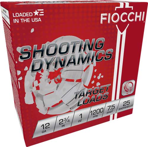 1200FPS 250RD CASE LOTFIOCCHI 12GA 2.75&quot; 1OZ #7.5 - American Ordnance