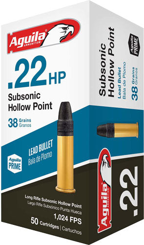 LEAD-HP 1000RD CASE LOTAGUILA SUBSONIC 22LR 38GR - American Ordnance