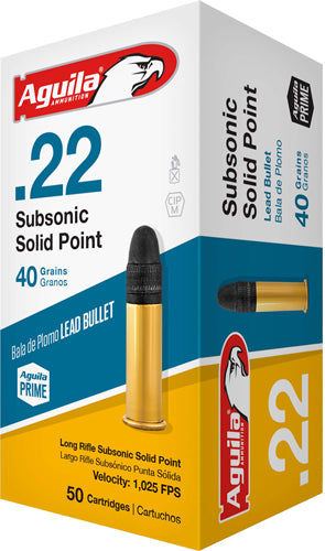 LEAD-RN 1000RD CASE LOTAGUILA SUBSONIC 22LR 40GR - American Ordnance