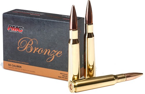 10RD 20BX/CSPMC 50 BMG 660GR FMJ-BT - American Ordnance