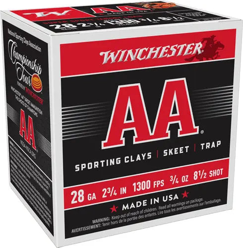 #8.5 1300FPS 250RD CASE LOTWINCHESTER AA 28GA 2.75" 3/4OZ - American Ordnance