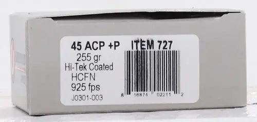 CAST FLAT NOSE 20RD 10BX/CSUNDERWOOD 45 ACP+P 255GR - American Ordnance