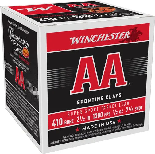 #7.5 1300FPS 250RD CASE LOTWINCHESTER AA 410 2.5&quot; 1/2OZ - American Ordnance