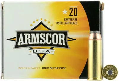 20RD 25BX/CSARMSCOR 44 REM MAG 240GR JHP - American Ordnance