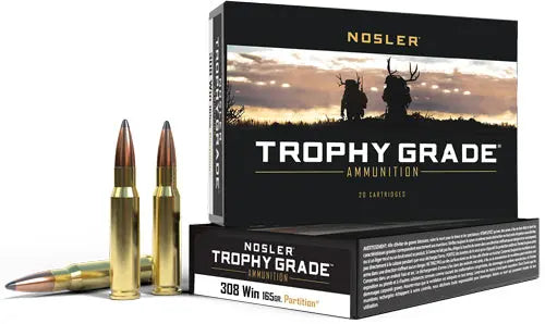 165GR PARTITION 20RD 10BX/CSNOSLER TROPHY GRADE 308 WIN - American Ordnance