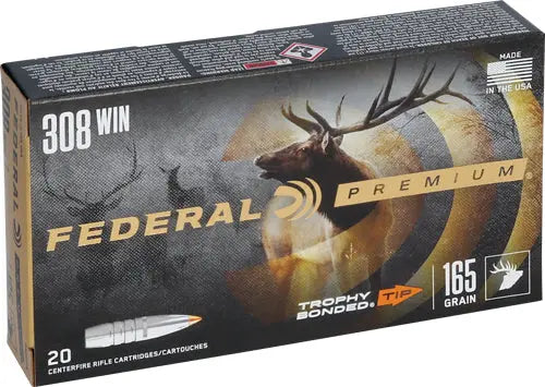 TROPHY POLY TIP 20RD 10BX/CSFEDERAL PREMIUM 308 WIN 165GR - American Ordnance