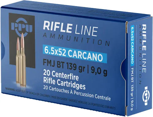 20RD 10BX/CSPPU 6.5X52 CARCANO 139GR FMJ - American Ordnance