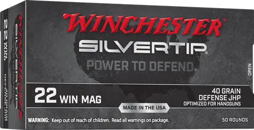 40GR HP 50RD 20BX/CSWINCHESTER SILVERTIP 22WMR - American Ordnance