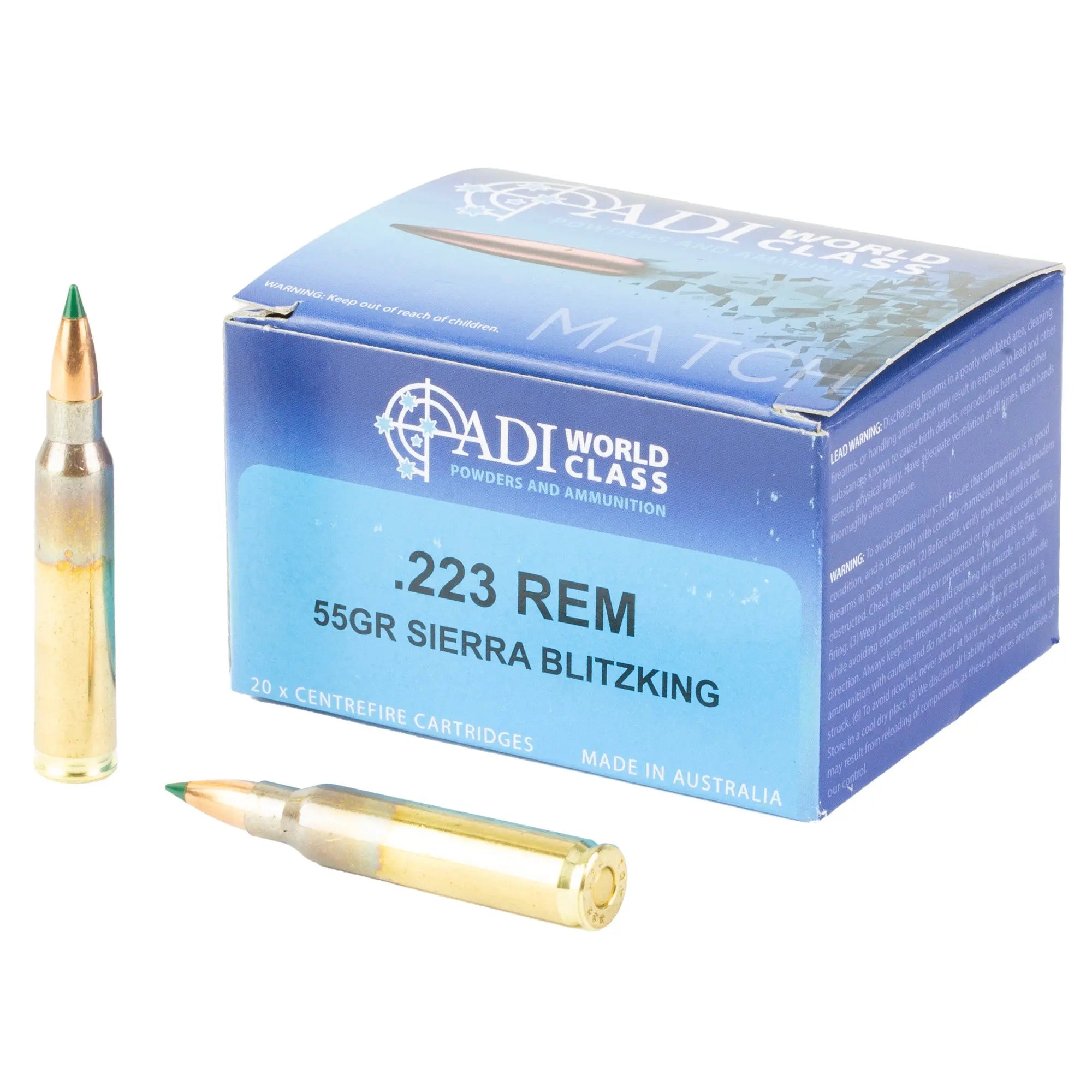 ADI 223 REM 55GR SBK BT 20/200 - American Ordnance