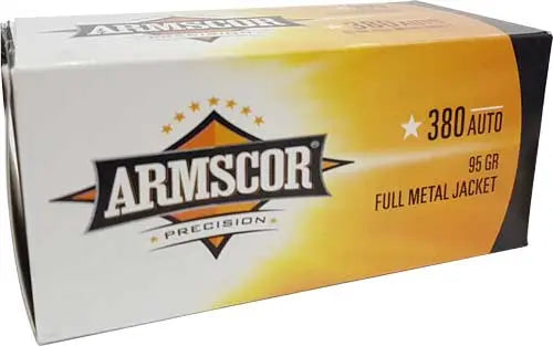 100RD 12BX/CSARMSCOR 380 ACP 95GR FMJ - American Ordnance