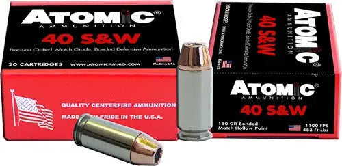 20RD 10BX/CSATOMIC 40 SW 180GR BONDED JHP - American Ordnance