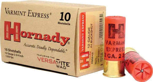 24 PELLETS 10RD 10BX/CSHORNADY 12GA 2.75" #4 BUCK - American Ordnance