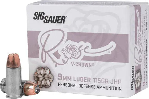 V-CROWN JHP 20RD 10BX/CSSIG 9MM LUGER 115GR ELITE - American Ordnance