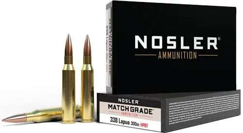 300GR CUSTOM HPBT 20RD 10BX/CSNOSLER MATCH 338 LAPUA MAG - American Ordnance