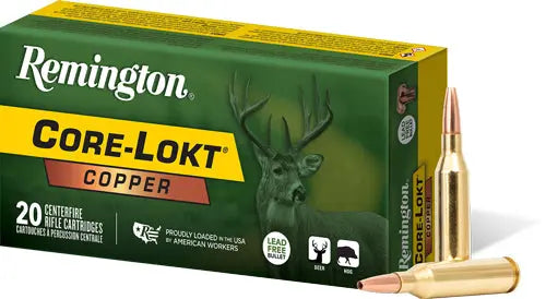 CORE-LOKT HP 20RD 10BX/CSREMINGTON 243 WIN 85GR COPPER - American Ordnance