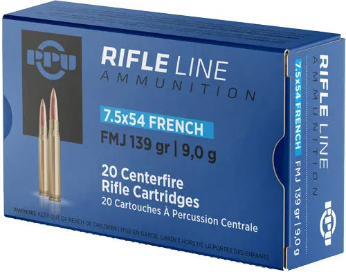 FMJ 20RD 10BX/CSPPU 7.5X54 FRENCH MAUSER 139GR - American Ordnance