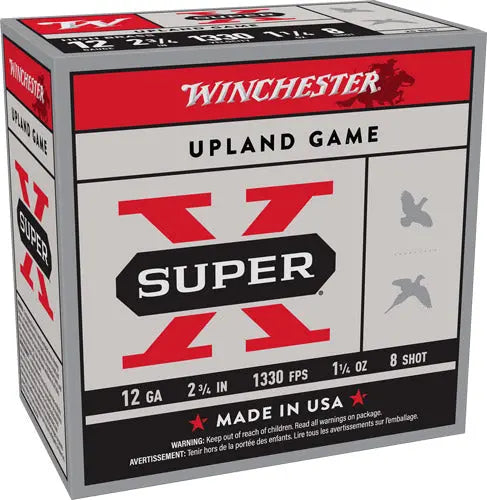 1-1/4OZ #8 1330FPS 25RD 10BX/CWINCHESTER SUPER-X 12GA 2.75" - American Ordnance