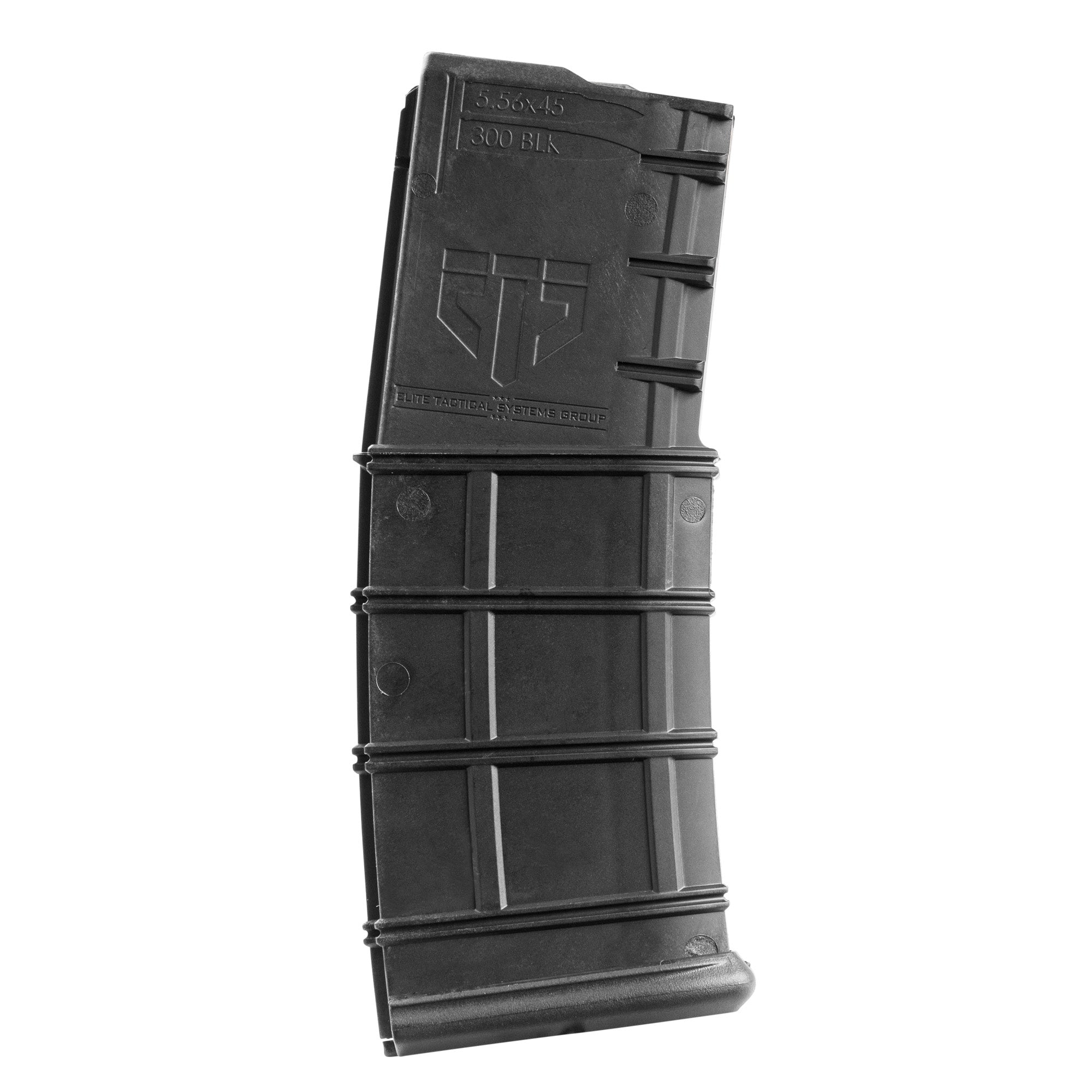 ETS MAG FOR AR15 30RD G2 BLK NYLON - American Ordnance