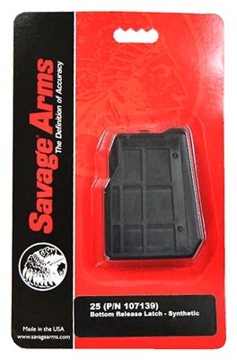 17 HORNET 4RD SYNTHETIC MATTESAVAGE MAGAZINE MODEL 25 - American Ordnance