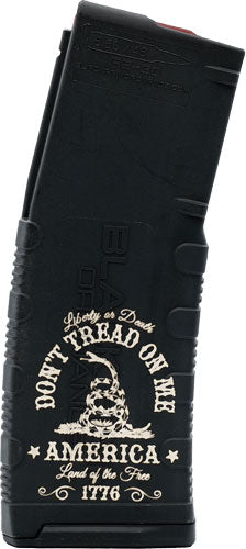 5.56&quot; DON&#39;T TREAD ETCHEDBLACK RAIN MAGAZINE AR15 30RD - American Ordnance