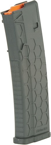 15RD GRAY POLYMER SERIES 2HEXMAG MAGAZINE AR-15 5.56X45 - American Ordnance