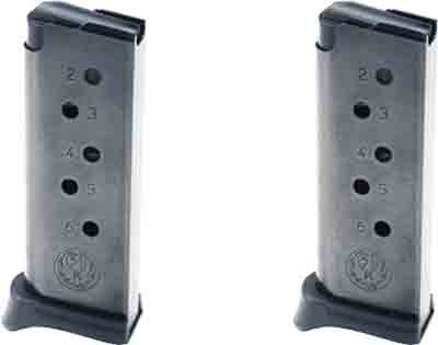 6RD W/FINGER EXT. 2-PACKRUGER MAGAZINE LCP 380ACP - American Ordnance