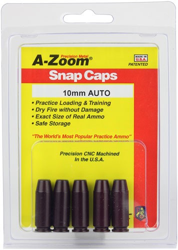 5-PACKA-ZOOM METAL SNAP CAP 10MM - American Ordnance