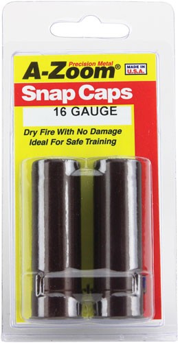 2-PACKA-ZOOM METAL SNAP CAP 16GA. - American Ordnance