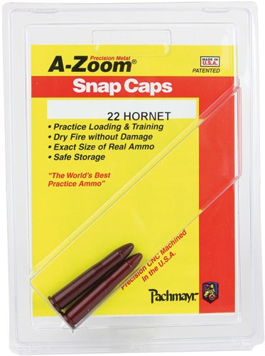 .22 HORNET 2-PACKA-ZOOM METAL SNAP CAP - American Ordnance