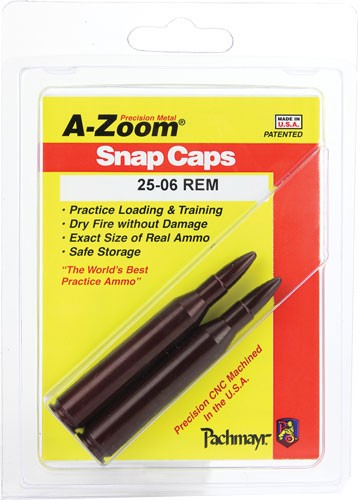 .25-06 REMINGTON 2-PACKA-ZOOM METAL SNAP CAP - American Ordnance