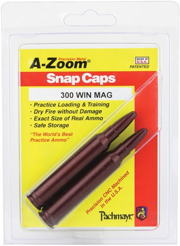 2-PACKA-ZOOM METAL SNAP CAP .300WM - American Ordnance