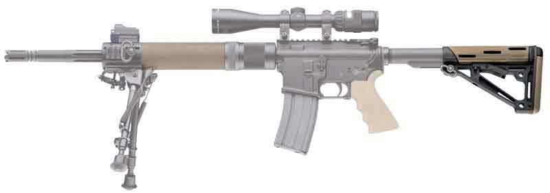 FDE RUBBER COMMERCIALHOGUE AR-15 COLLAPSIBLE STOCK - American Ordnance