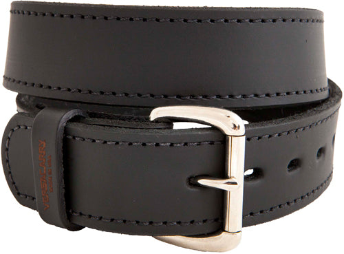 BELT 46&quot;X1.5&quot; HEAVY DUTY BLKVERSACARRY DOUBLE PLY LEATHER - American Ordnance