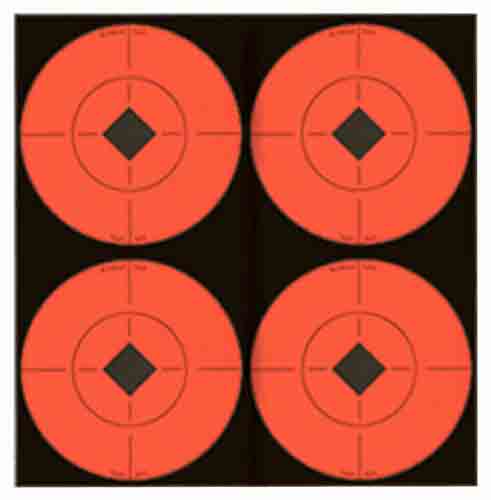 40 TARGETS ORANGEB/C TARGET SPOTS 3" TARGET - American Ordnance