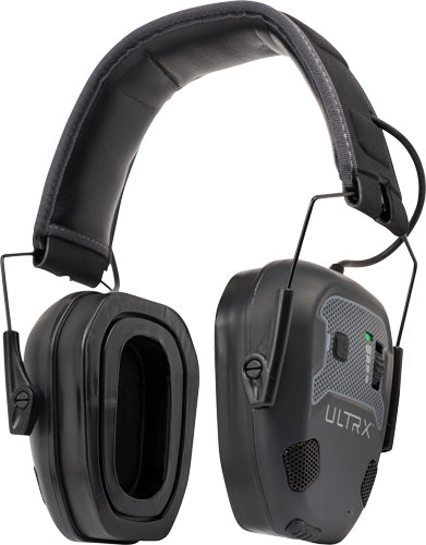 EARMUFF MIDNIGHT GRAY 22dbULTRX BIONIC FUSE BLUETOOTH - American Ordnance